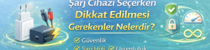 Şarj Cihazı Seçerken Dikkat Edilmesi Gerekenler Nelerdir?