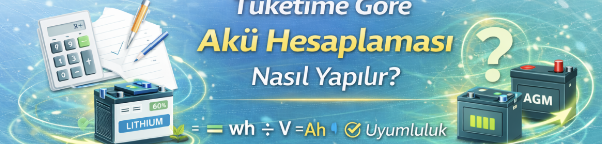 Tüketime Göre Akü Hesaplaması Nasıl Yapılır?