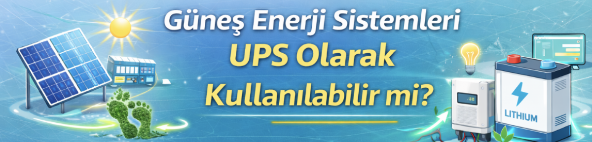 Güneş Enerji Sistemleri UPS Olarak Kullanılabilir mi?
