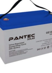 PANTEC Solar Jel Akü 12V 100Ah Derin Döngü