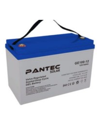 PANTEC Solar Jel Akü 12V 100Ah Derin Döngü