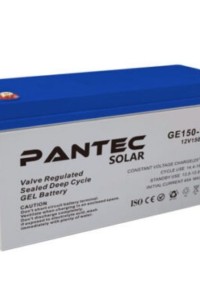 PANTEC Solar Jel Akü 12V 150Ah Derin Döngü