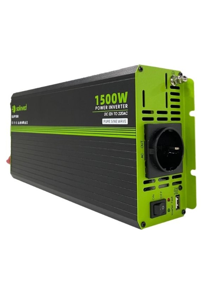 SOLINVED Inverter Tam Sinüs SLV Serisi 1500W 12V