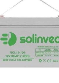 SOLINVED  Jel Akü 12V 100Ah