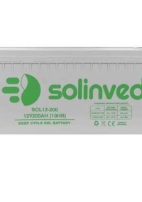 SOLINVED Jel Akü 12V 200Ah