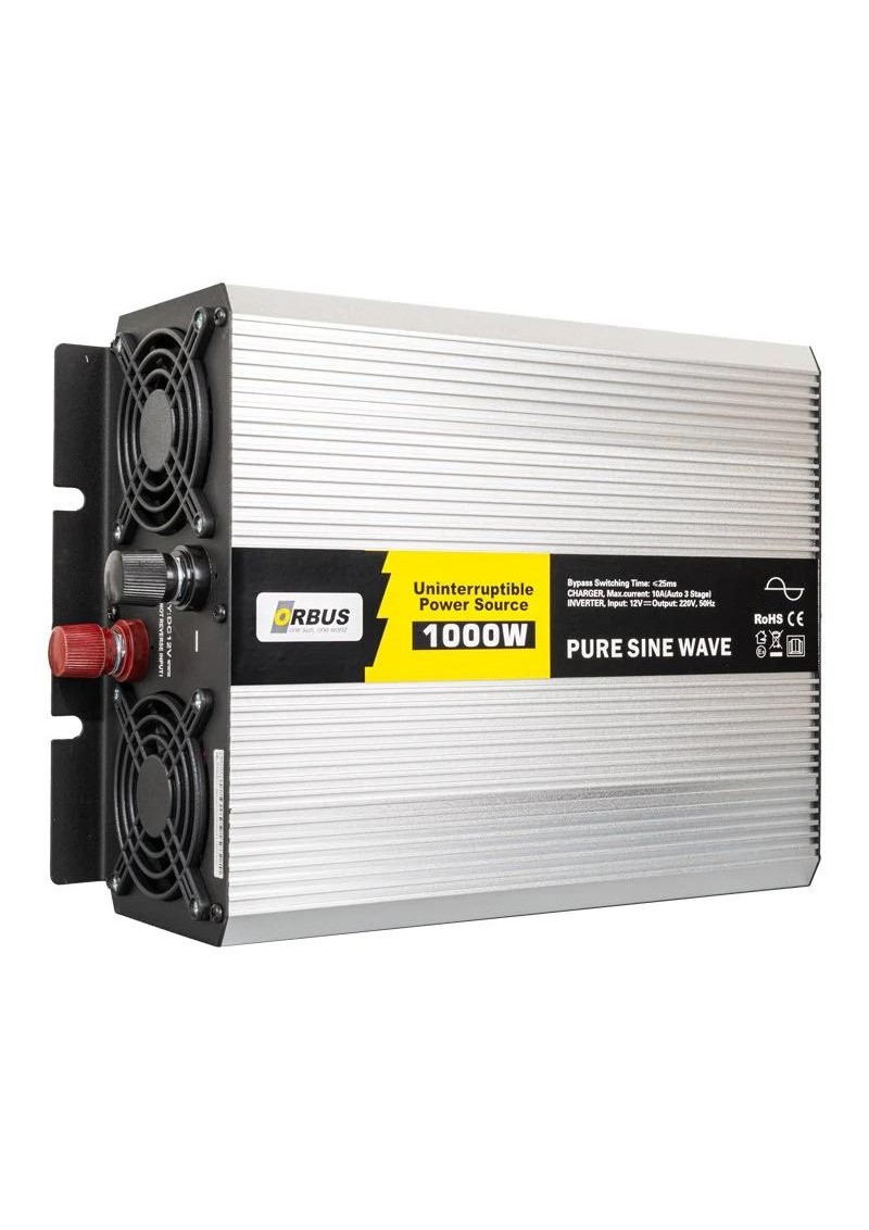 ORBUS Tam Sinüs Şarjlı İnvertör 12V 1000W