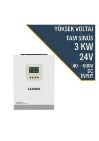 LEXRON İnverter 3kW 40-450V Tam Sinüs Akıllı MPPT