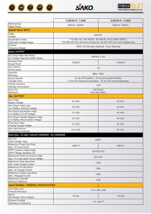 SAKO İnverter Sunon IV 3.6kW 24V (450VDC)