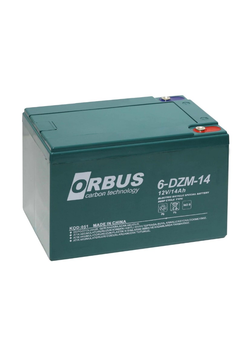 ORBUS Elektrikli Bisiklet Aküsü 12V 14Ah