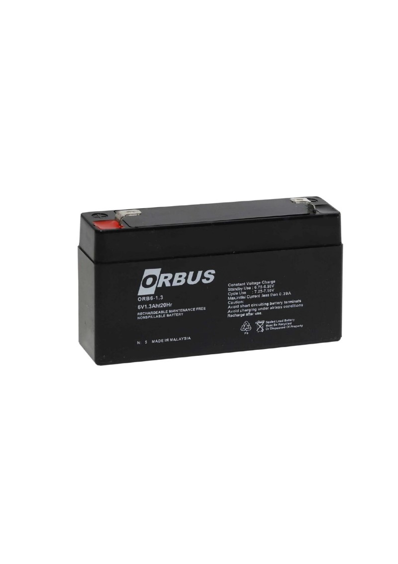 ORBUS Kuru Akü 6V 1.3Ah