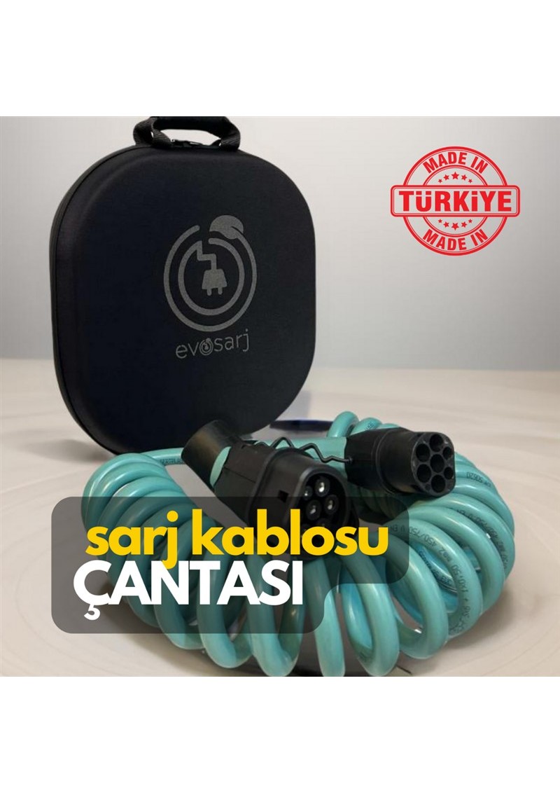 EVOSARJ Elektrıklı Arac Sarj Kablosu Cantası