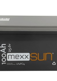 MEXXSUN Lityum Akü 25,6V 100Ah (LiFePo4) 2560Wh