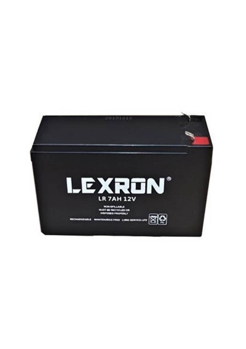 LEXRON Amper Kuru Tip AGM Aku 12V Volt 7AH 152x65x100