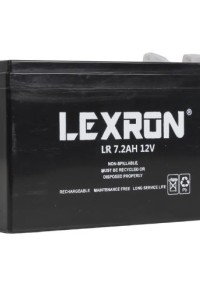 LEXRON Kuru Tip Akü 7.2Ah Amper 12V 152x65x100