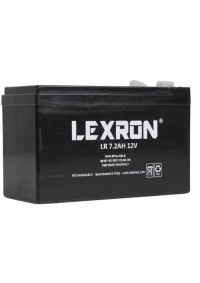 LEXRON Kuru Tip Akü 7.2Ah Amper 12V 152x65x100