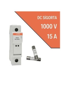 LEXRON DC Sigorta 1000V 15A (Yuva Dahil)