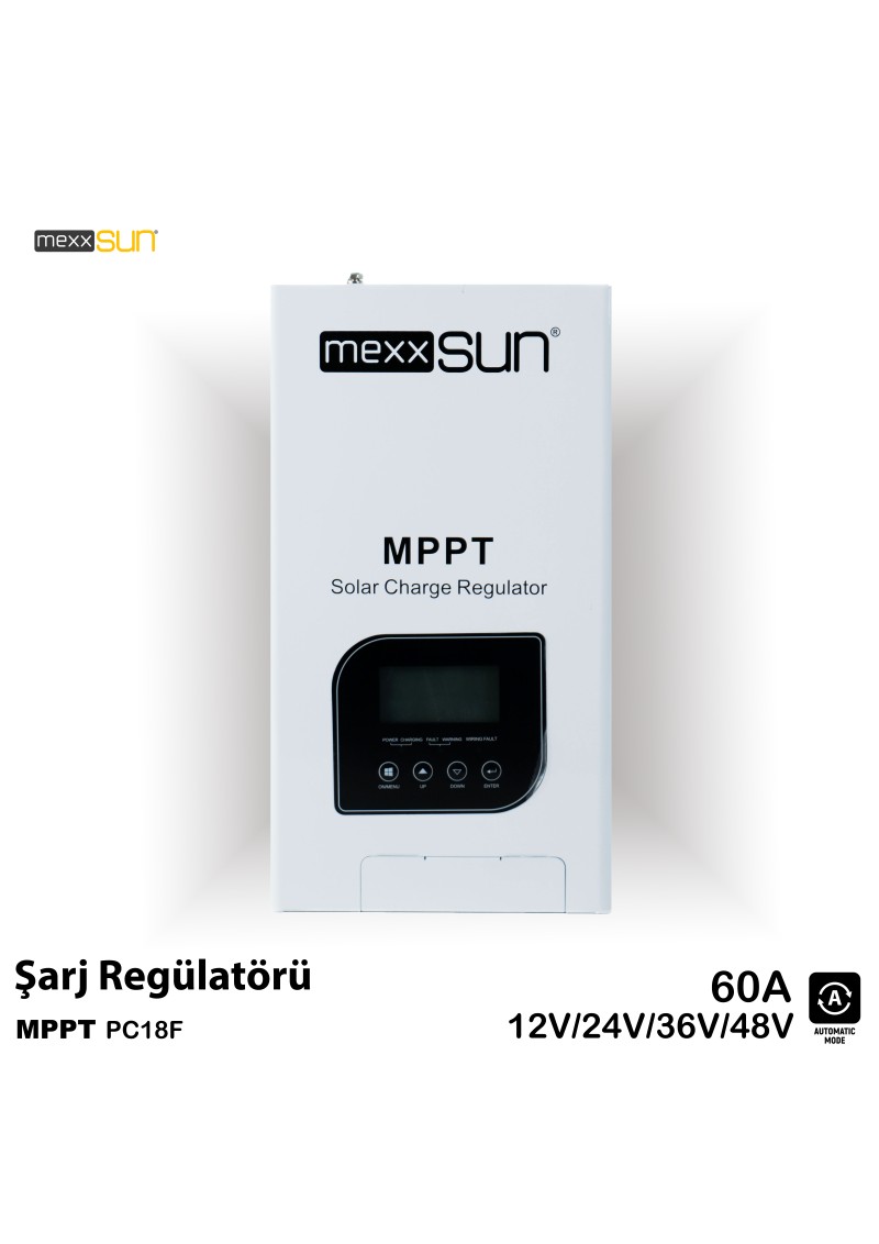 MEXXSUN Şarj Kontrol Cihazı PC18F 60A MPPT 12/24/36/48V MPPT