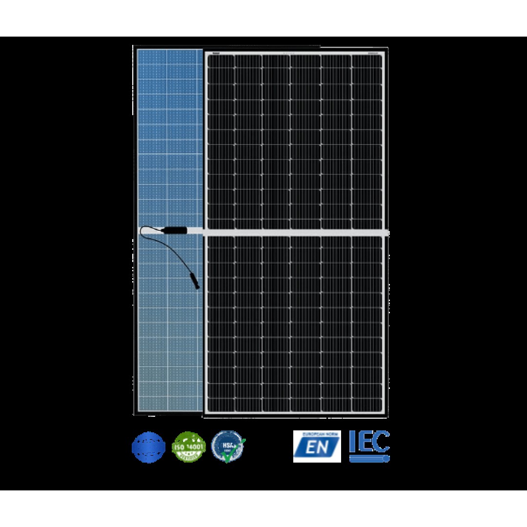 LEXRON 625W 10BB BIıfacıal Half Cut Monokrıstal Gunes Panelı