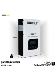 MEXXSUN Şarj Kontrol Cihazı PC18F 100A MPPT 12/24/36/48V