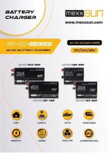 MEXXSUN Akü Şarj Cihazı AC-DC 12V-40Ah