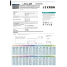 LEXRON Solar Jel Akü 12V 105Ah Deep Cycle 330x171x219
