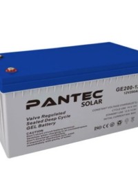 PANTEC Solar Jel Akü 12V 200Ah Derin Döngü