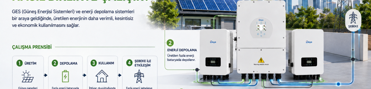 Enerji Depolama ve GES Sistemleri Nasıl Birlikte Çalışır?