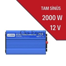 LEXRON 2000W-12V Tam Sinüs İnverter