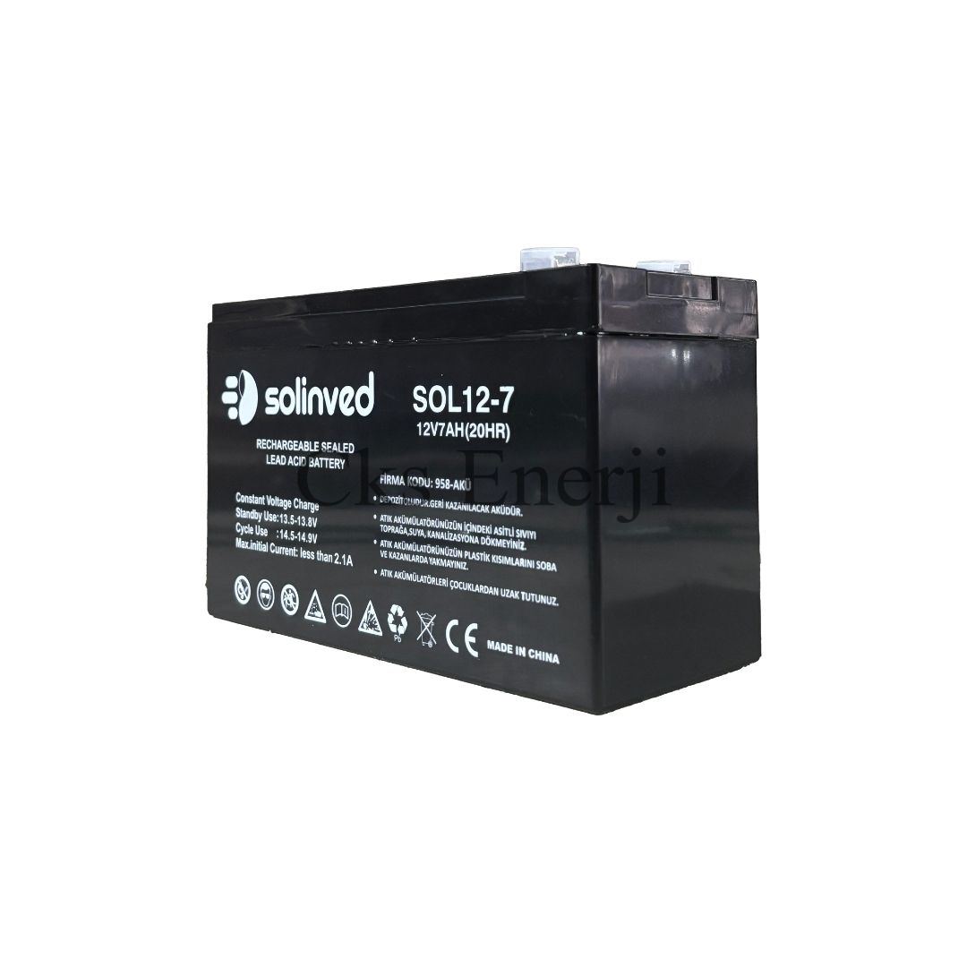 12V 7AH Ups Ve Alarm Aküsü 2 Yıl Garantili 12V 7AH Ups Ve Alarm Aküsü 2 Yıl Garantili