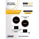 SAKO Ultra 6.2 kW 48 V MPPT Tam Sinüs Akıllı İnverter (6200 W)