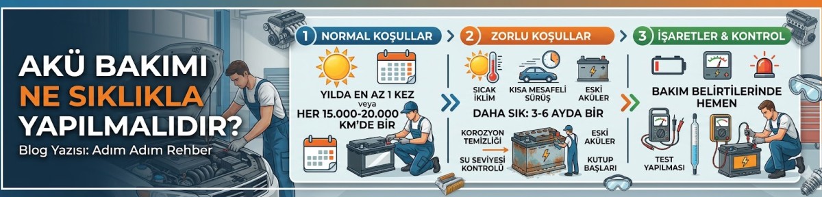 Akü Bakımı Ne Sıklıkla Yapılmalıdır?